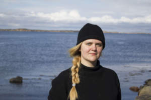 Therese Karlsson, doktorand vid Göteborgs universitet på institutionen för marina vetenskaper.